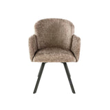 Dining room chairs - Set of 2 Modern dining room chairs Luma Hoven Rich Champagne - Dimehouse