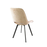 Dining room chairs - Set of 4 Dining room chairs Avero swivel Jaroq sand - Dimehouse