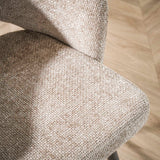 Bar Stools - Modern Bar Stool Sand Alba Tissee Cargo Fabric - Dimehouse