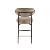 Bar stools - Modern Bar stool Ronda Cargo sand fabric - 67 seat height - Dimehouse