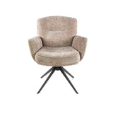 Dining room chairs - Set of 2 dining room chairs Savona swivel Hoven rich sand - Dimehouse