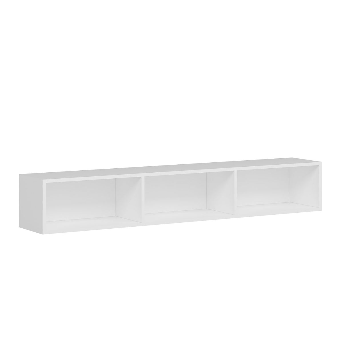 TV Furniture - TV Furniture Set Rigel White Melamine 180x30x32 cm - Dimehouse