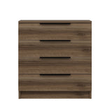 Chests of drawers - Chest of drawers Kala Plus Walnut Melamine 73x77x42 cm - Dimehouse