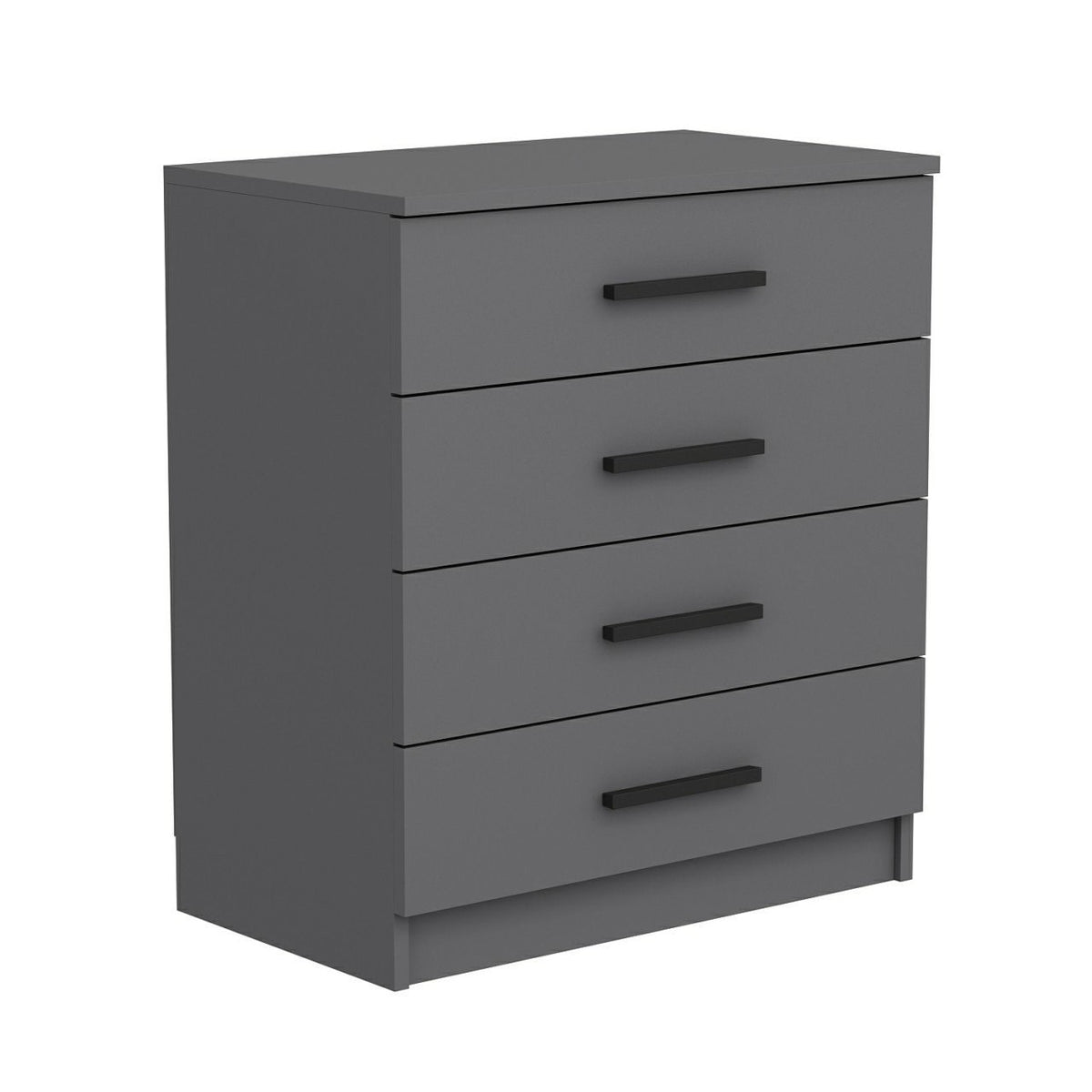 Chests of drawers - Chest of drawers Bare White Melamine 70x42x79 cm - Dimehouse