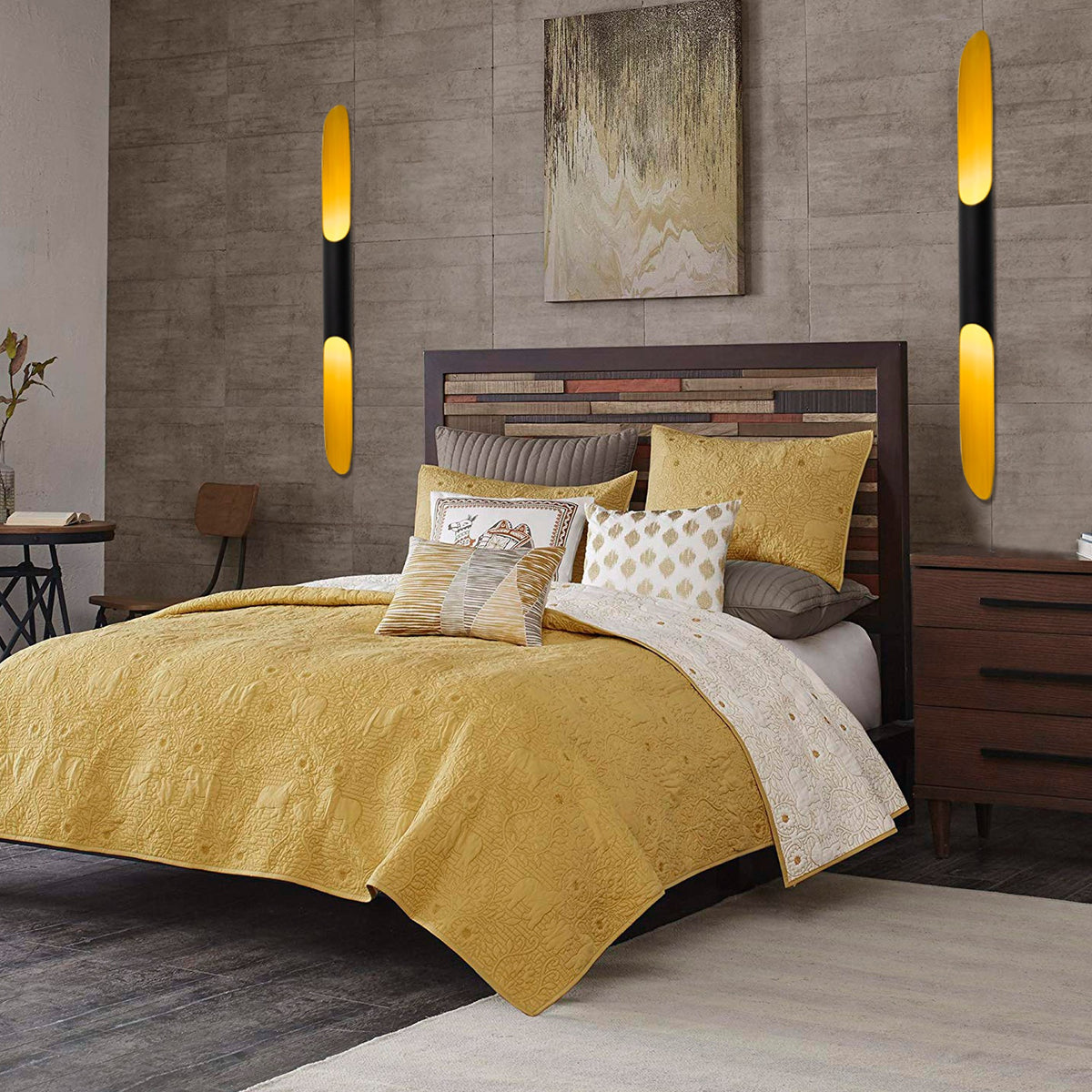 Wall lamps - Wall lamp Black Glass Lyra - Dimehouse