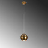Hanging lamps - Hanging lamp Gold Metal Allure - Dimehouse