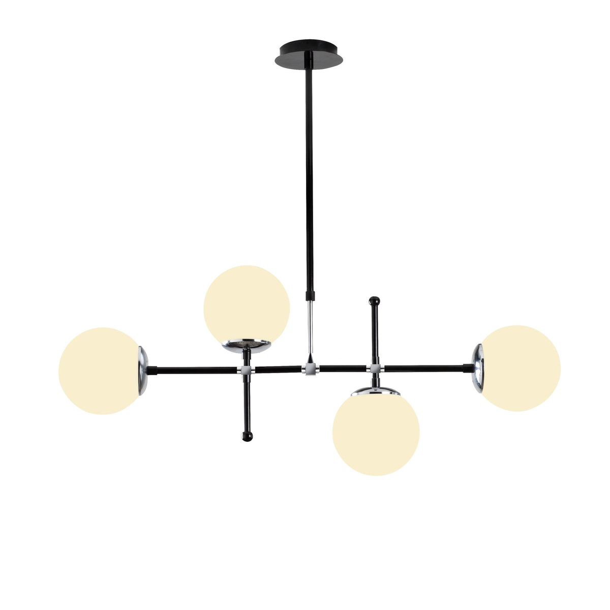 Hanging lamps - Hanging lamp Black Metal Rosanna - Dimehouse