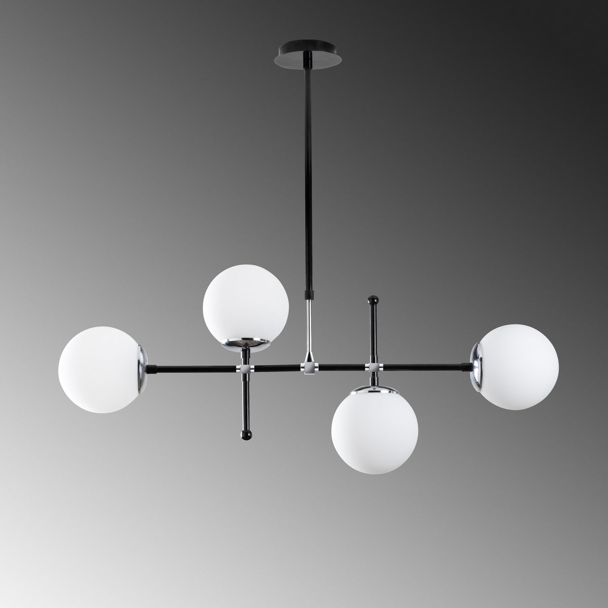 Hanging lamps - Hanging lamp Black Metal Rosanna - Dimehouse