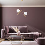 Hanging lamps - Hanging lamp 2 - lights Gold Glass Nimbus - Dimehouse