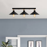 Hanging lamps - Hanging lamp 3 - lights Black Metal Allure - Dimehouse