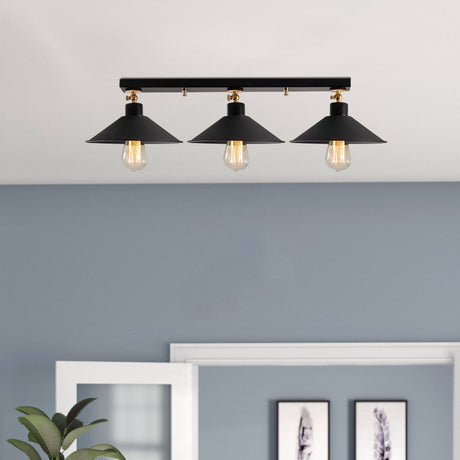 Hanging lamps - Hanging lamp 3 - lights Black Metal Allure - Dimehouse
