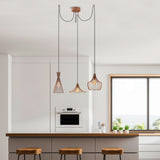 Hanging lamps - Hanging lamp Copper-colored 3 - lights Metal Evermere - Dimehouse