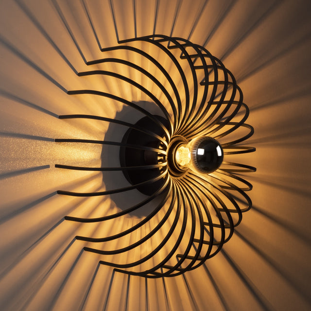 Wall lamps - Wall lamp Black Metal Poise - Dimehouse