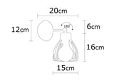 Wall lamps - Wall lamp Black Metal Delano - Dimehouse