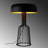Table lamps - Table lamp Black Gold Metal Quartz - Dimehouse