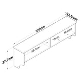 Coat racks - Coat rack White with Oak Melamine 15 - angled and two compartments - Hally - Dimehouse