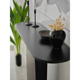 Dressing tables - Dressing table Ellittica Anthracite Melamine 100x81x30 cm - Dimehouse