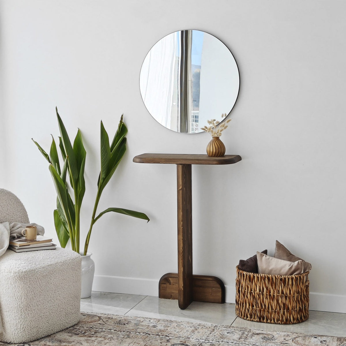 Dressing tables - Dressing table Pratico Walnut Wood - Dimehouse