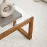 TV Furniture - TV Furniture Via Natural Wood Pine 130x40x40 cm - Dimehouse