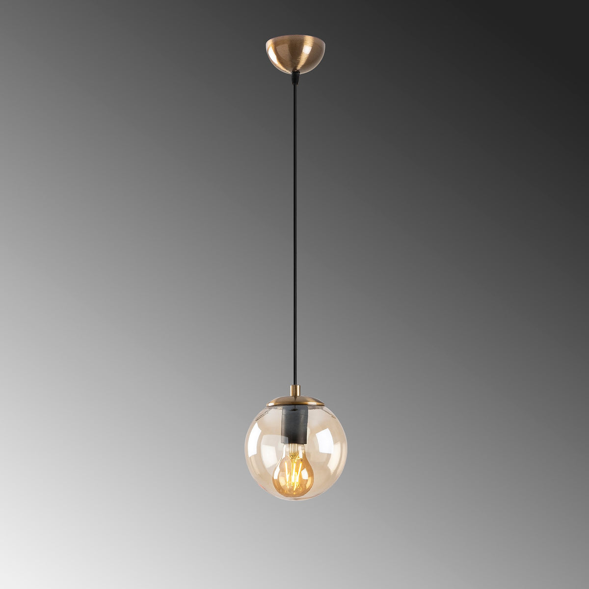 Hanging lamps - Hanging lamp Yellow Glass Comet - Dimehouse