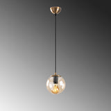 Hanging lamps - Hanging lamp Yellow Glass Comet - Dimehouse