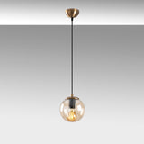 Hanging lamps - Hanging lamp Yellow Glass Comet - Dimehouse