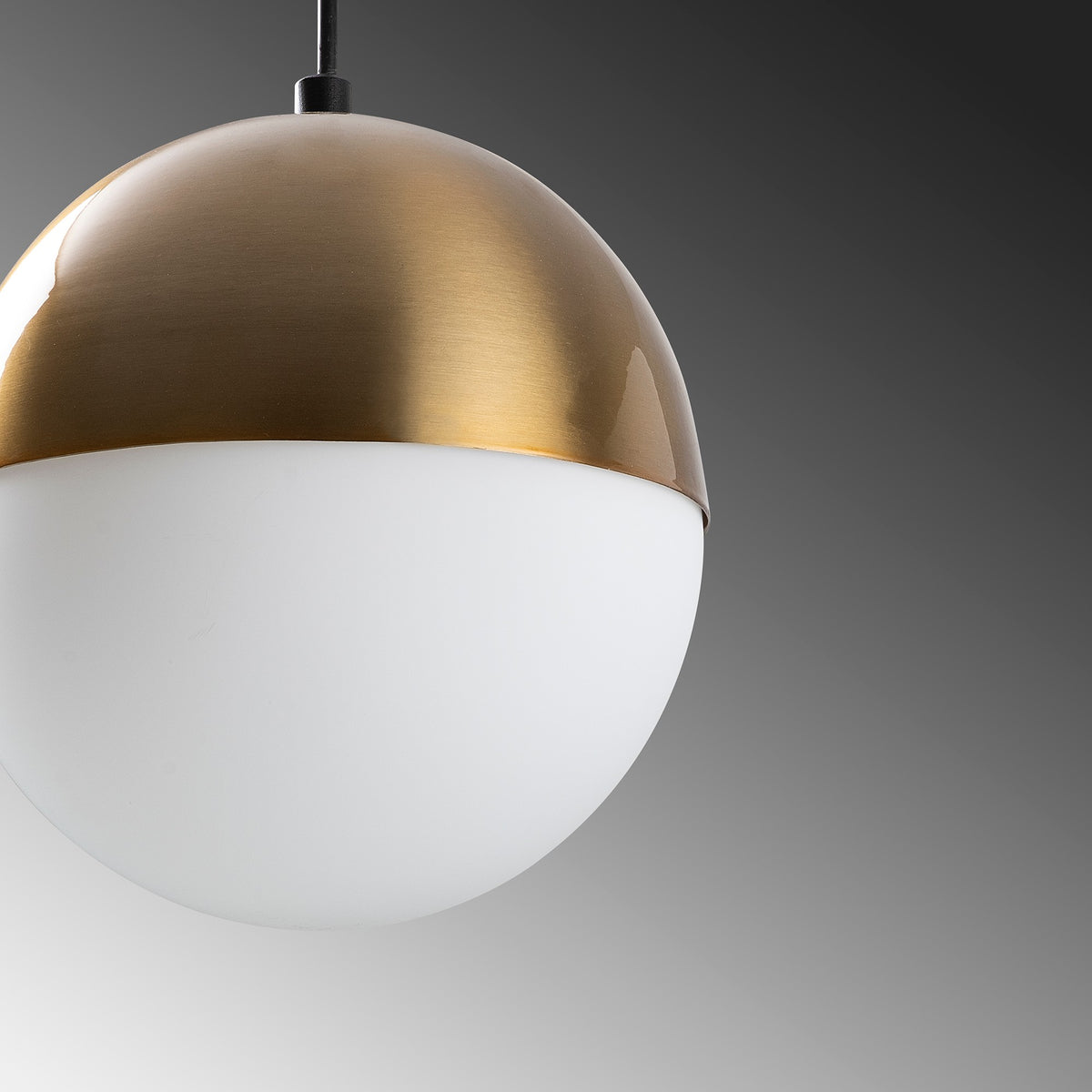 Hanging lamps - Hanging lamp 1 - light White Glass Regal - Dimehouse