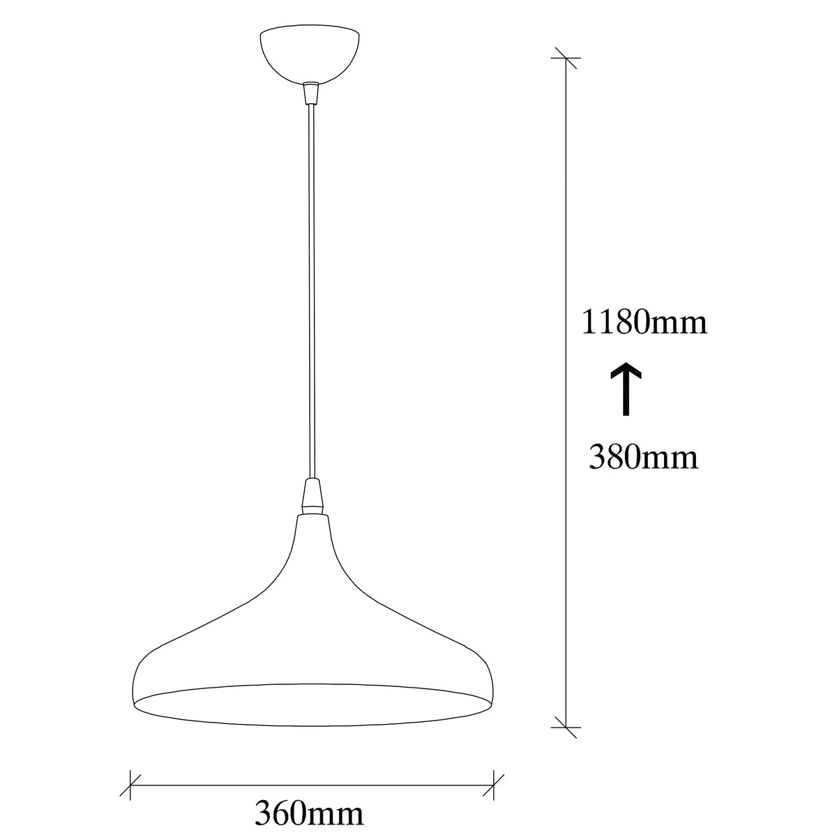 Hanging lamps - Hanging lamp Bronze-coloured Metal Eclipse - Dimehouse