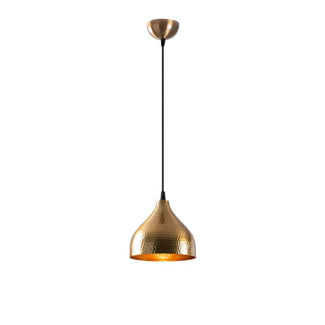 Hanging lamps - Hanging lamp Round Bronze-colored Metal Eclipse - Dimehouse