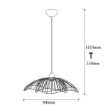 Hanging lamps - Hanging lamp Bronze-colored Metal Twilight - Dimehouse