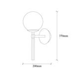 Wall lamps - Wall lamp Black Glass Sereno - Dimehouse
