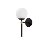 Wall lamps - Wall lamp Black Glass Sereno - Dimehouse
