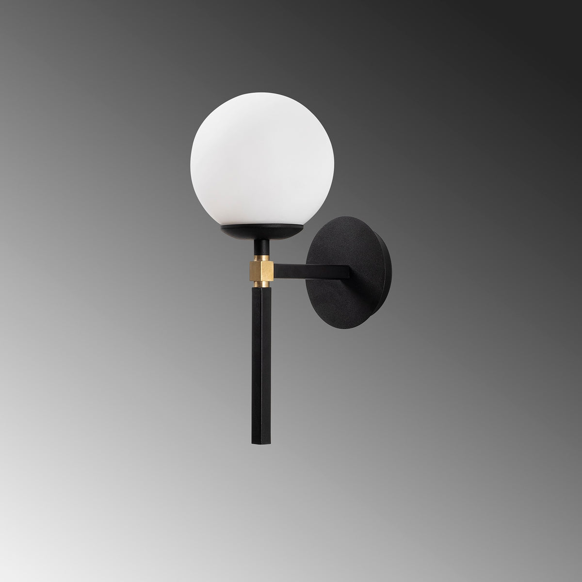 Wall lamps - Wall lamp Black Glass Sereno - Dimehouse