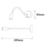 Wall lamps - Wall lamp 1 - light Bronze-colored Metal Veridia - Dimehouse