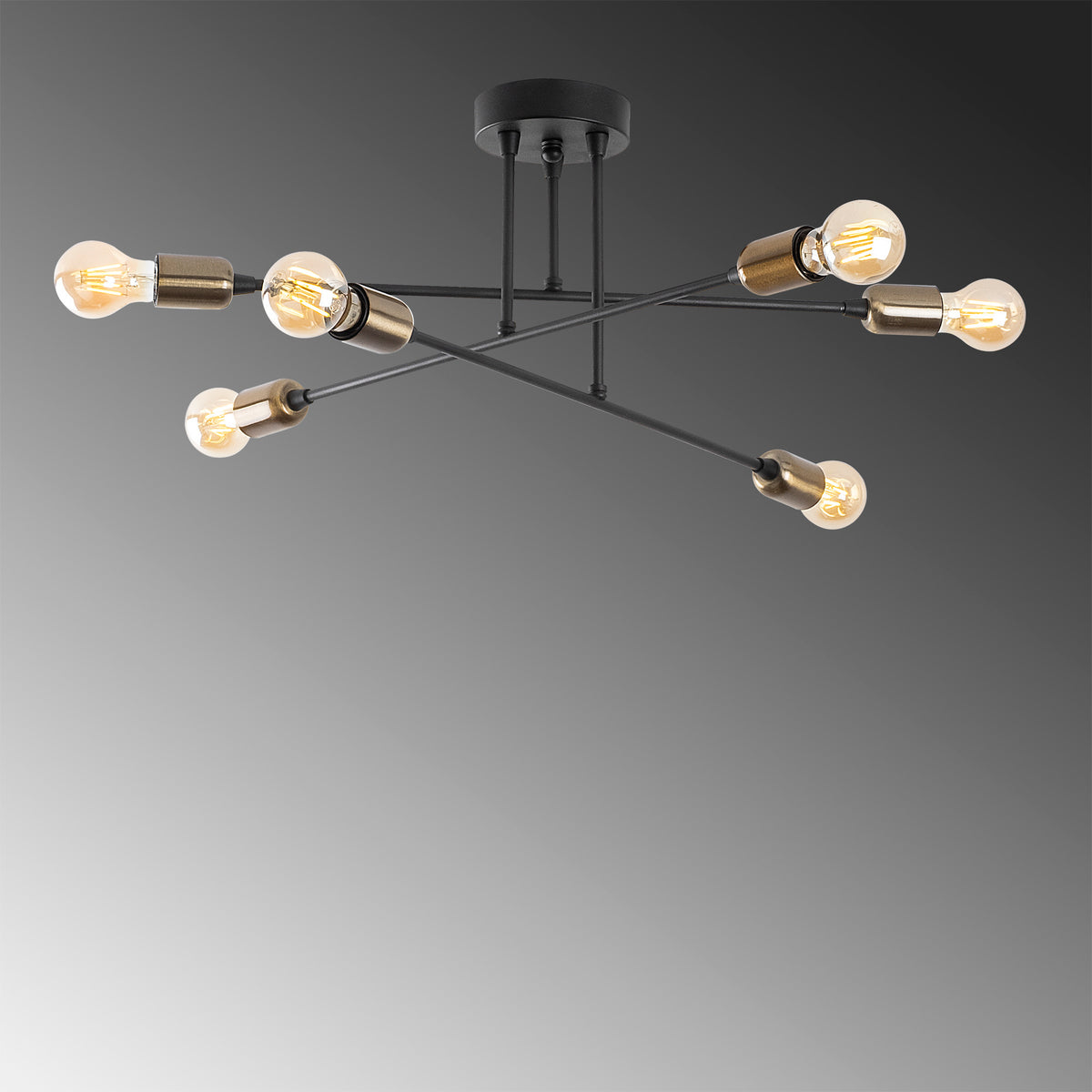 Ceiling lamps - Ceiling lamp Black Metal Jade - Dimehouse