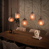Hanging lamps - Hanging lamp 5 - light brown frosted glass Arda - Dimehouse