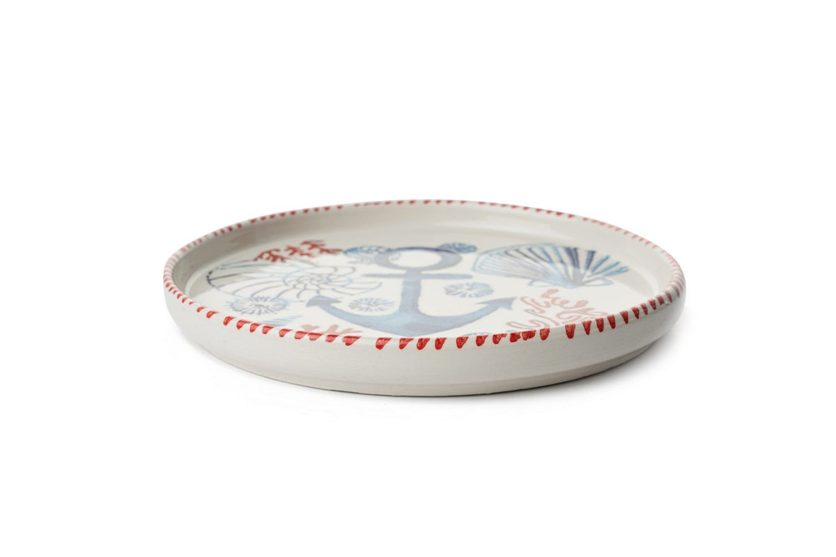 KAHSER14-MARINE White Blue Red 100% CERAMIC 6 cm wide