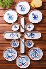 KAHSER14-MARINE White Blue Red 100% CERAMIC 6 cm wide