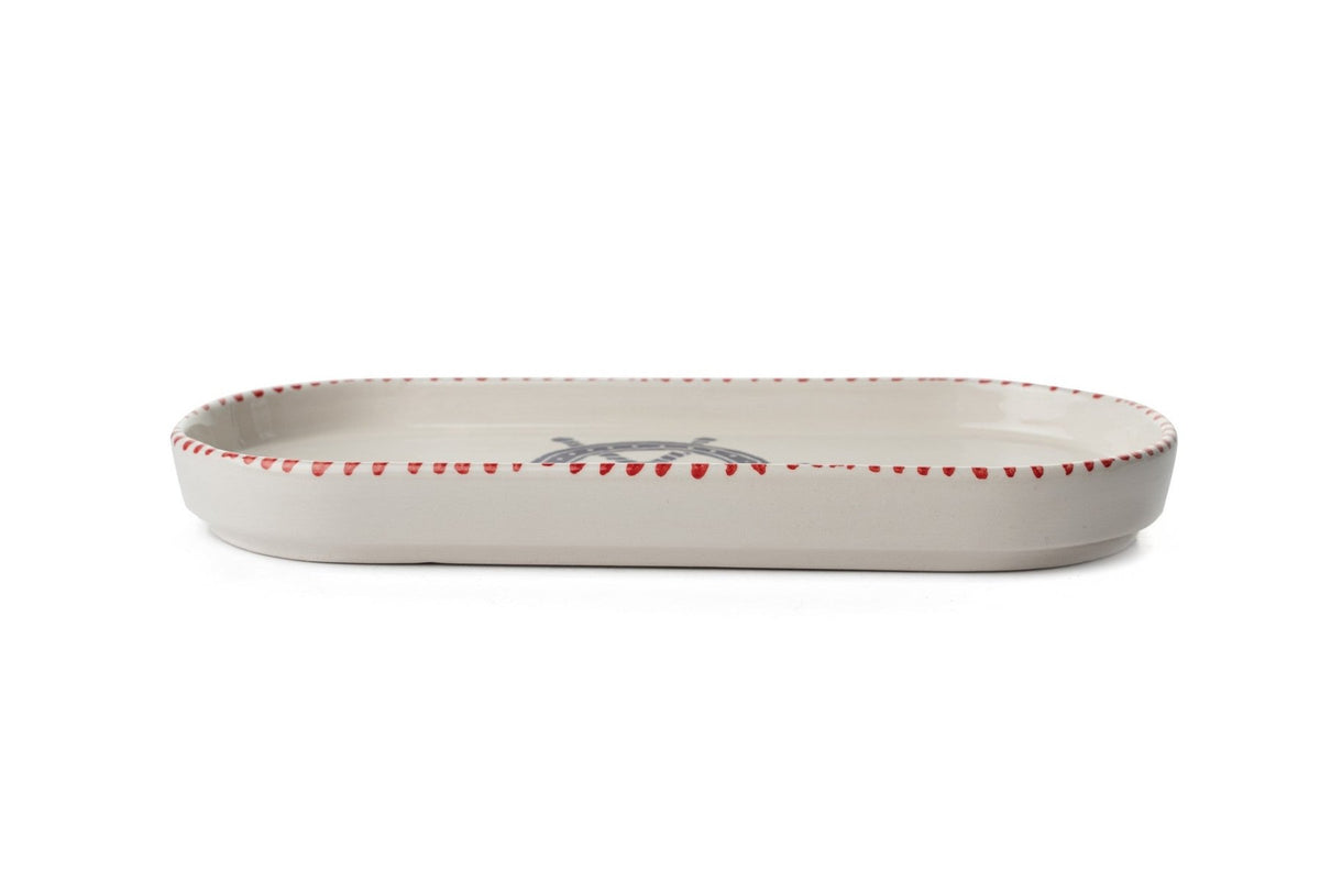 KAHSER14-MARINE White Blue Red 100% CERAMIC 6 cm wide