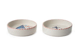 KAHSER14-MARINE White Blue Red 100% CERAMIC 6 cm wide