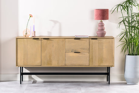 Dressers - Dresser Mango wood Zayn 170x40x82 cm - Dimehouse