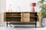 Dressers - Dresser Mango wood Zayn 170x40x82 cm - Dimehouse