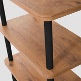 Wall cabinets - Wall cabinet Zen Black Atlantic Pine Melamine 180x74.9x35 cm - Dimehouse