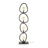 Floor lamps - Floor lamp Orion 4 - lights Black Metal 165 cm - Dimehouse