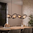 Hanging lamps - Industrial hanging lamp Liva 4 - light black metal - Dimehouse