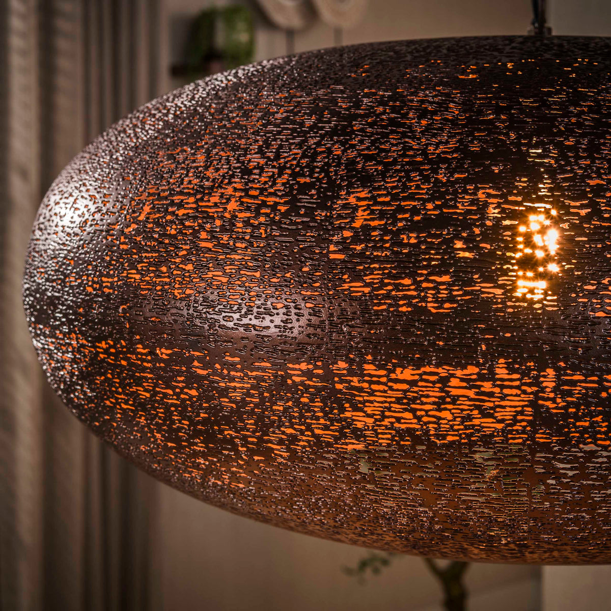 Hanging lamp - Hanging lamp 1 - light antique copper Chase Ø68 cm - Dimehouse