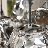Hanging lamp Rocks DH Interior Chromed LxWxH 104x55x36 Glass Atmospheric photo detail