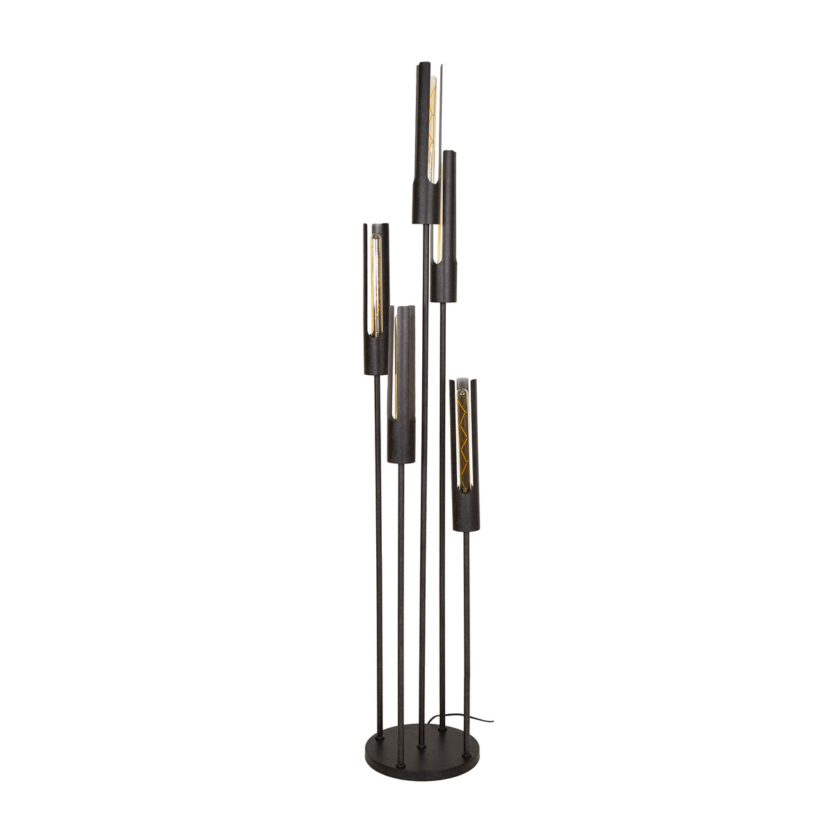 Floor lamps - Floor lamp Judy 5 - light stepped black - Dimehouse