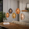 Hanging lamps - Hanging lamp Wez 5 - light colored nickel - Dimehouse