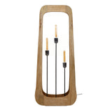Floor lamps - Organic Akira floor lamp Mango wood 3L - Dimehouse